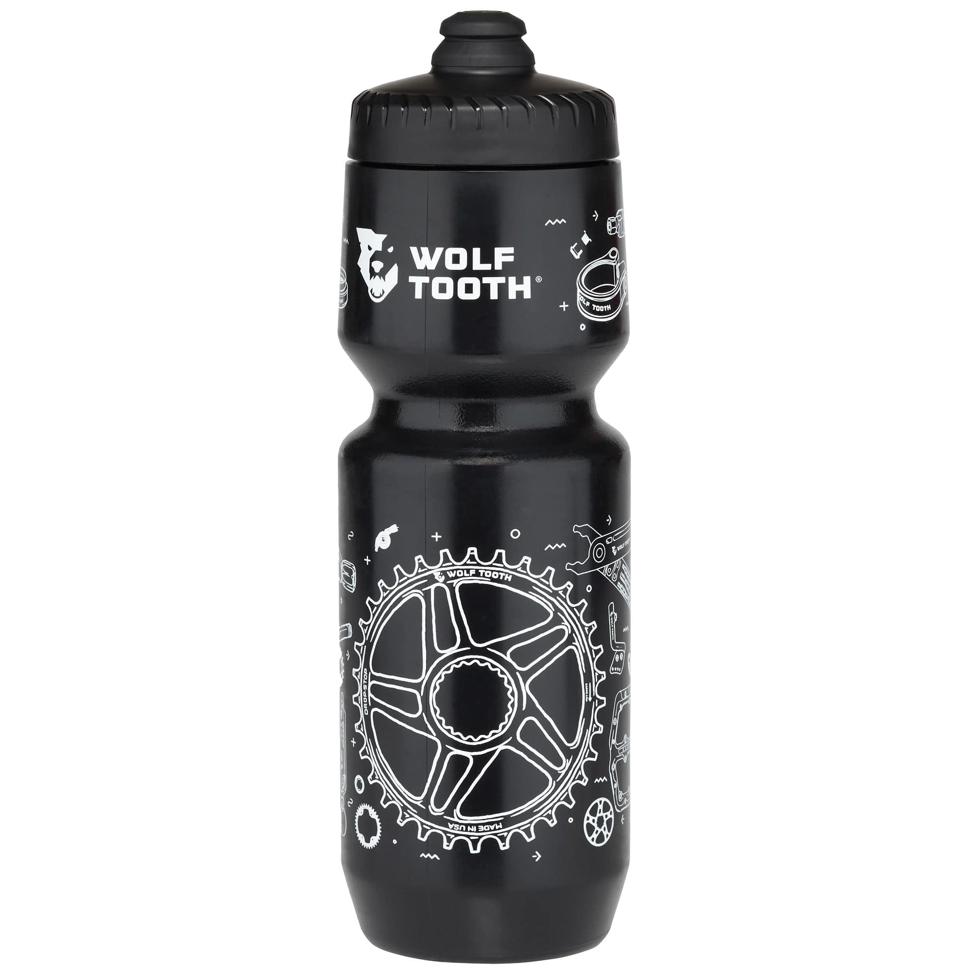 WOLF TOOTH COMPONENTS ウォーターボトル 26oz-Compo BLK USDM北米 Specialized PURISTボトル SURLYサーリーAllcity Salsa wolftooth