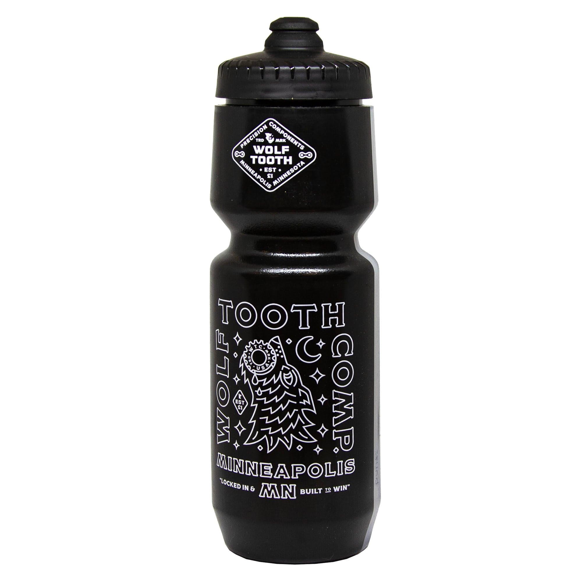 Black / 26oz Wolf Tooth Locked In Water Bottle 26oz