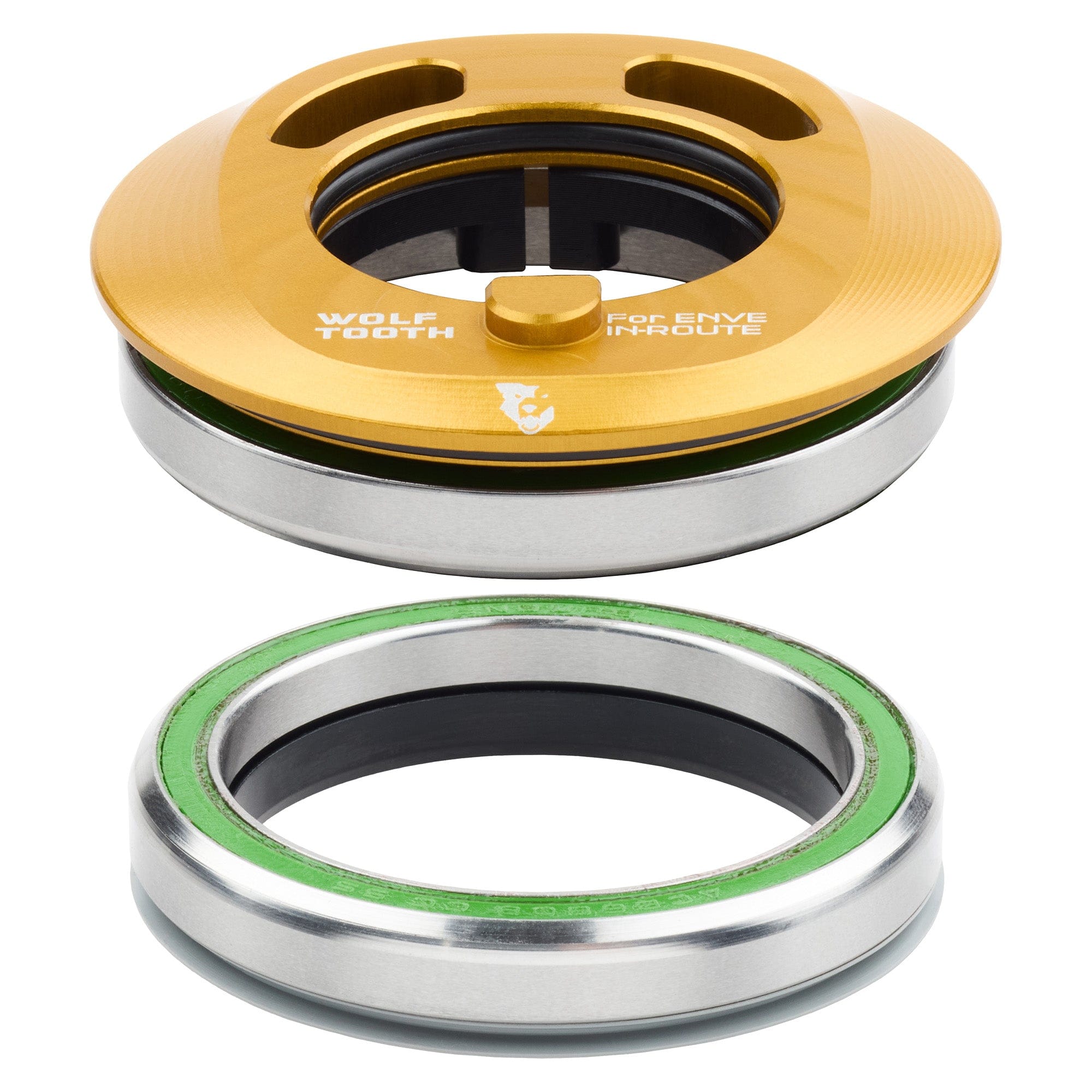 IS52 Upper & Lower Set / Gold Wolf Tooth Premium IS52 Internal Headset for ENVE IN-Route System