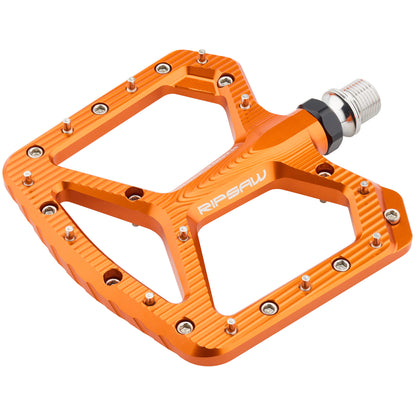 Orange Ripsaw Aluminum Pedals