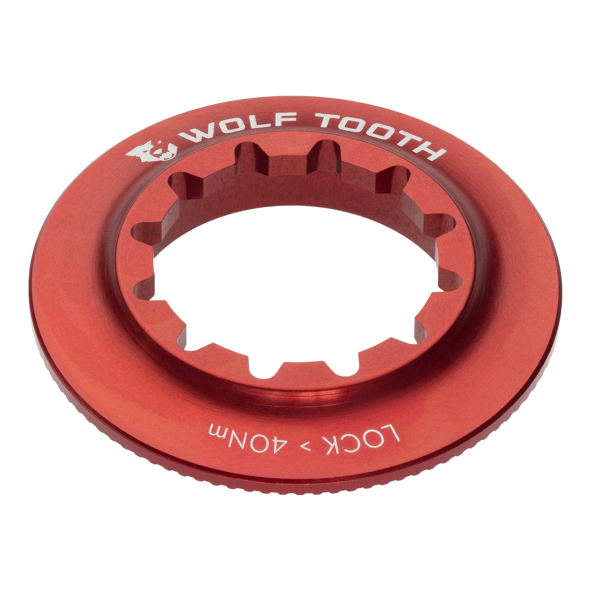 Centerlock Rotor Lockring - Internal Spline / Red Centerlock Rotor Lockring – Internal Spline