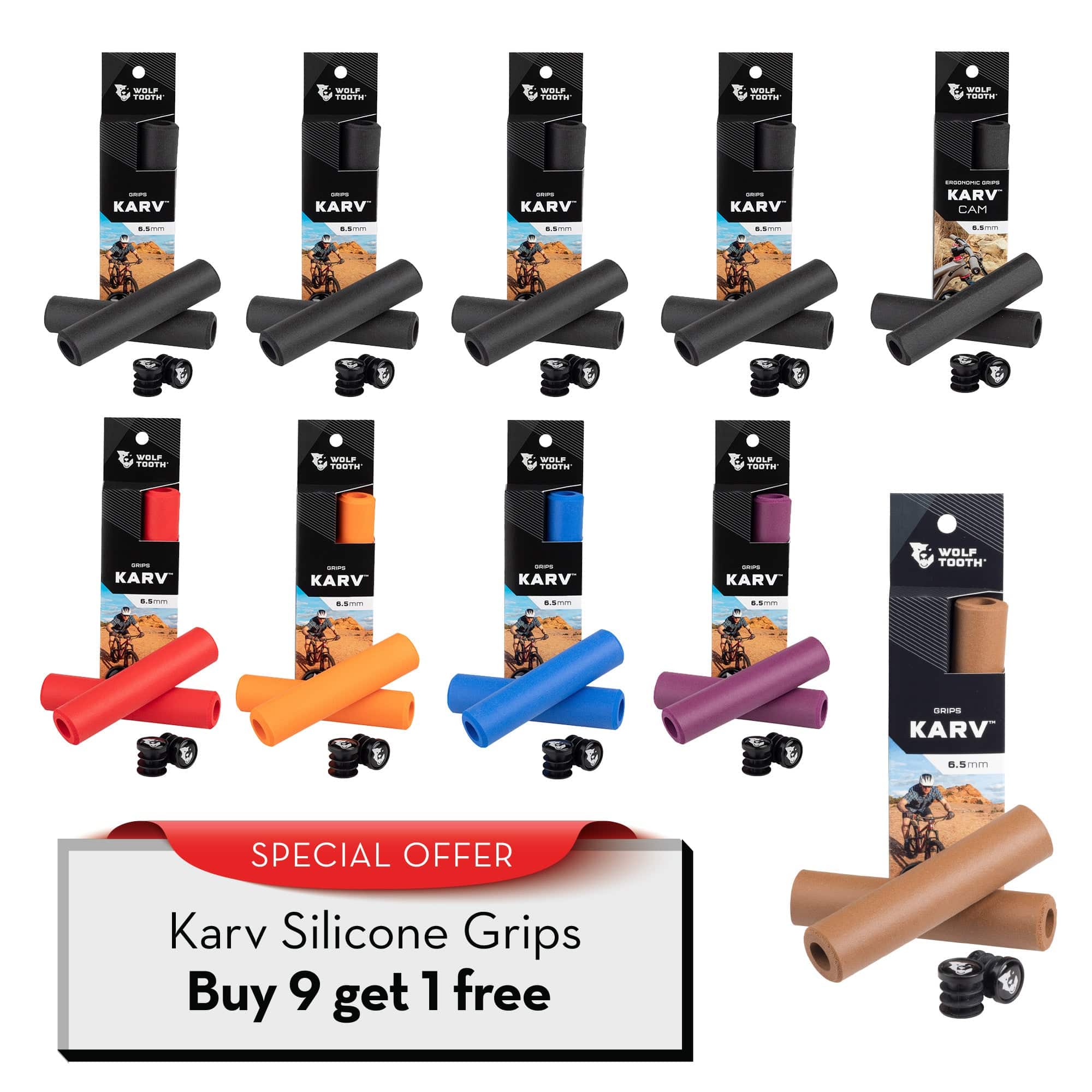 Karv Grip Top Seller Bundle - Buy 9 sets and get 1 set for Free