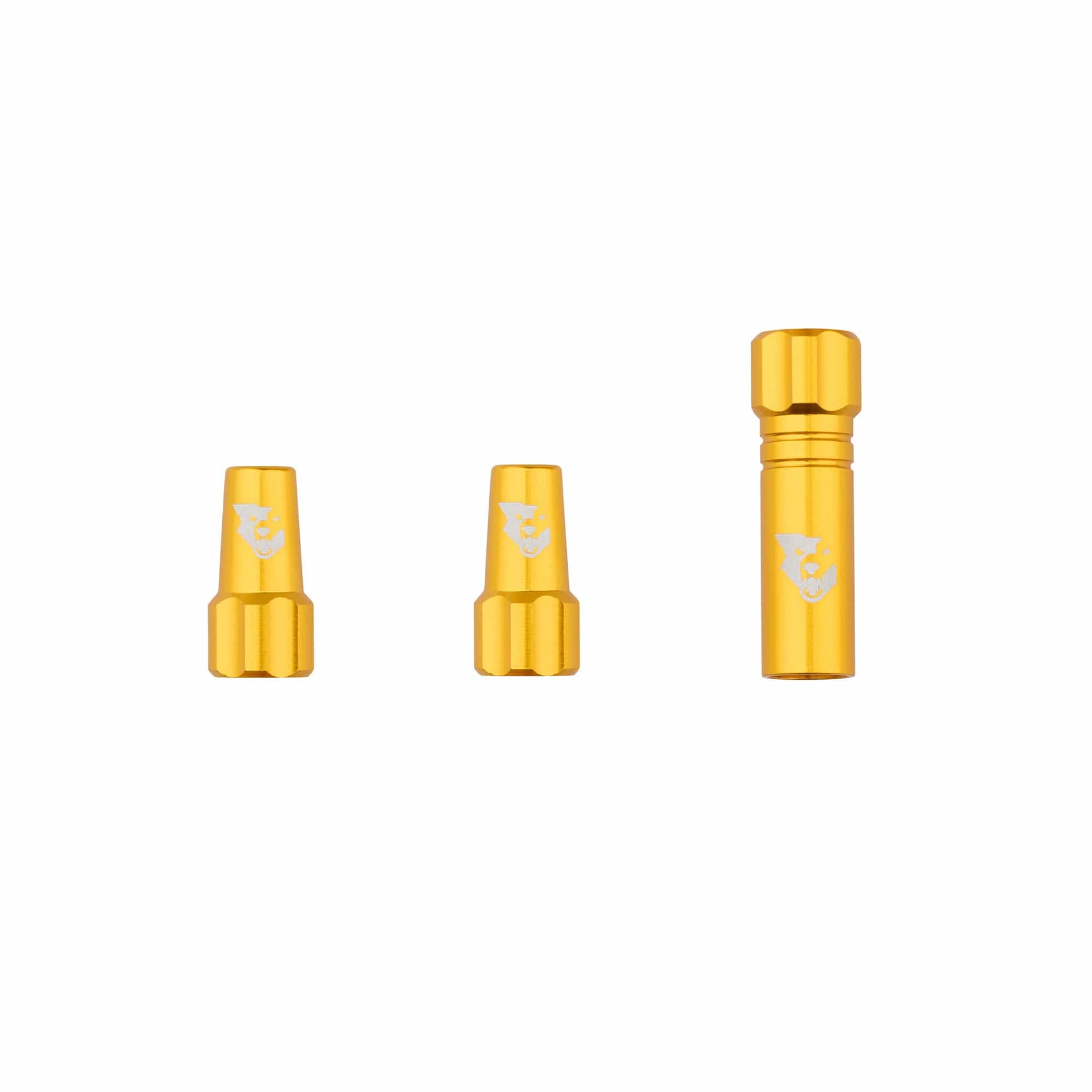 Tubeless Valve Cap Kit Gold Tubeless Valve Stem Replacement Parts