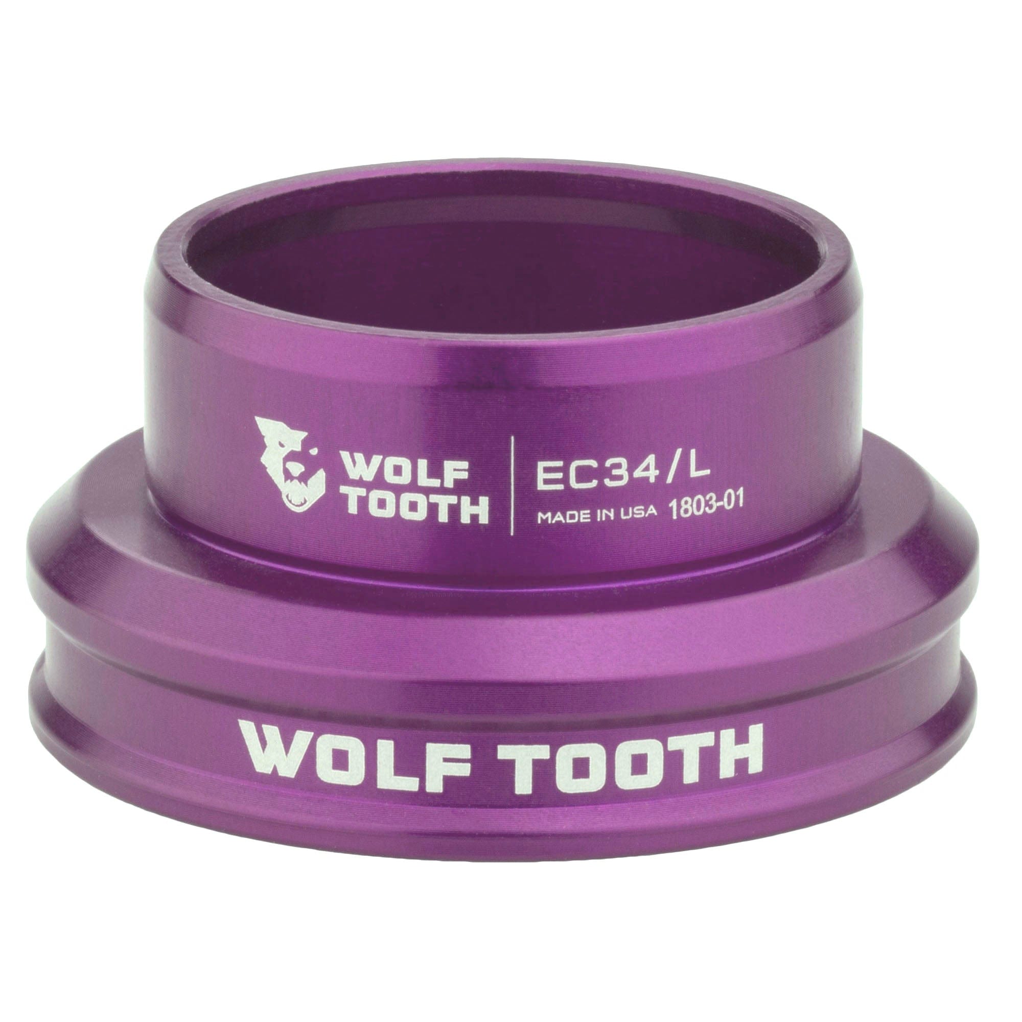 Lower / EC34/30 / Ultraviolet Purple Wolf Tooth Premium EC Headsets - External Cup