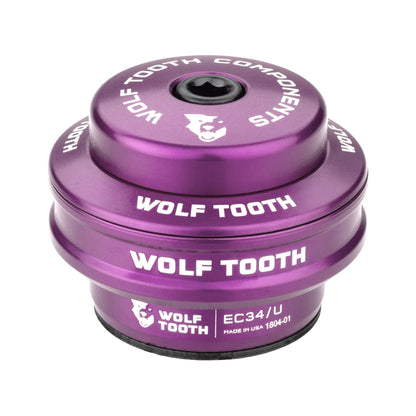 Upper / EC34/28.6 16mm Stack / Ultraviolet Purple Wolf Tooth Performance EC Headsets - External Cup