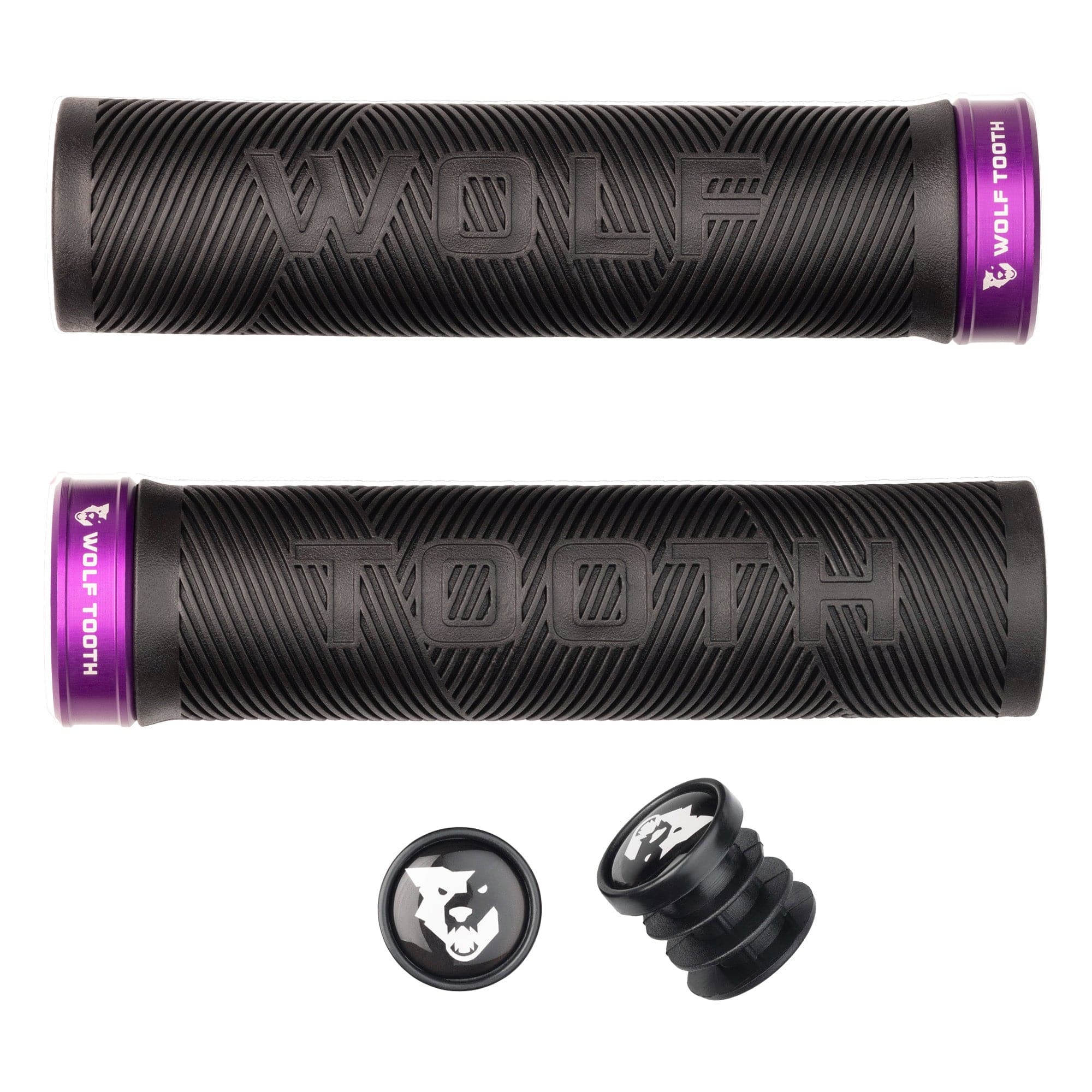 Black / Ultraviolet Purple Echo Lock-On Grips