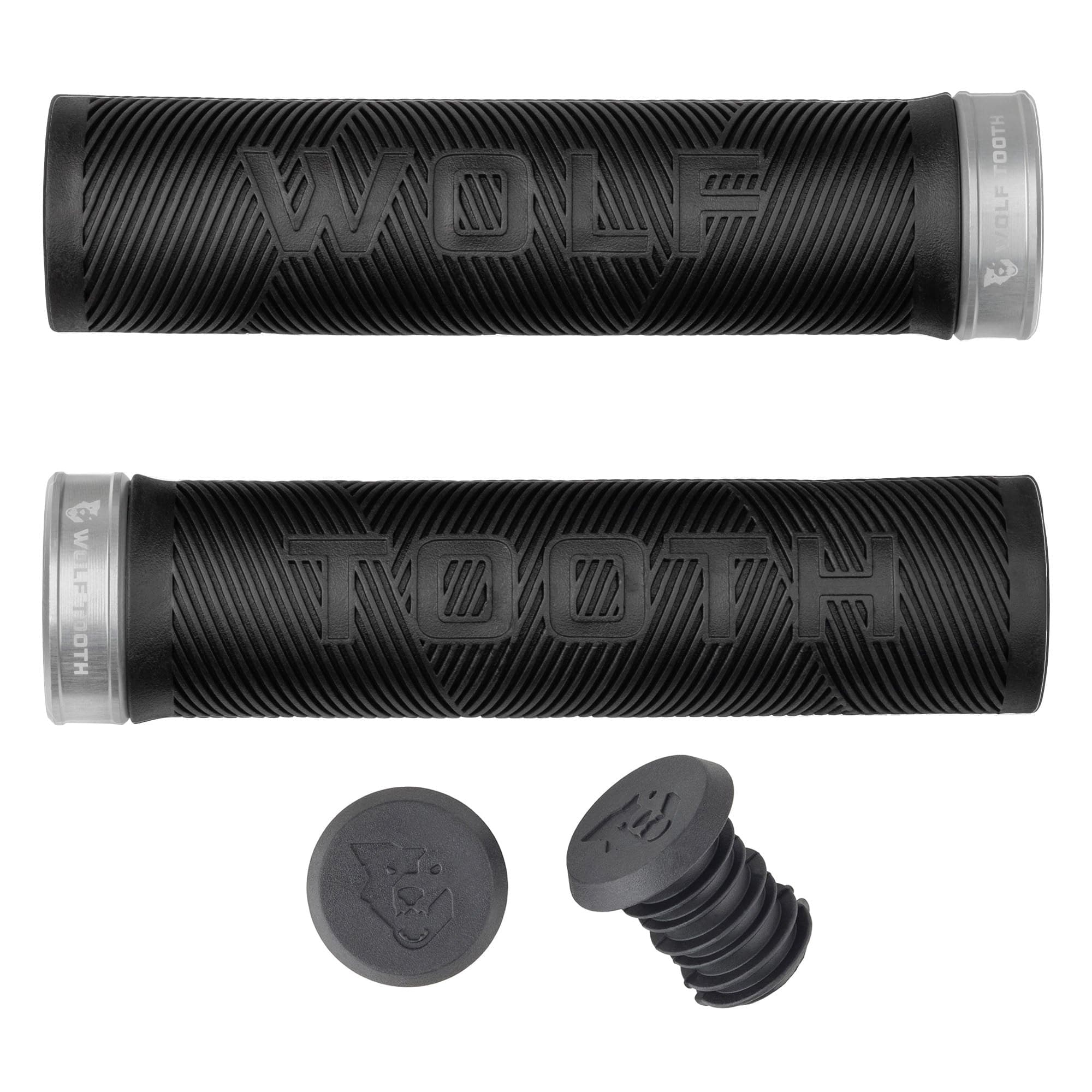 Black / Raw Silver Echo Lock-On Grips