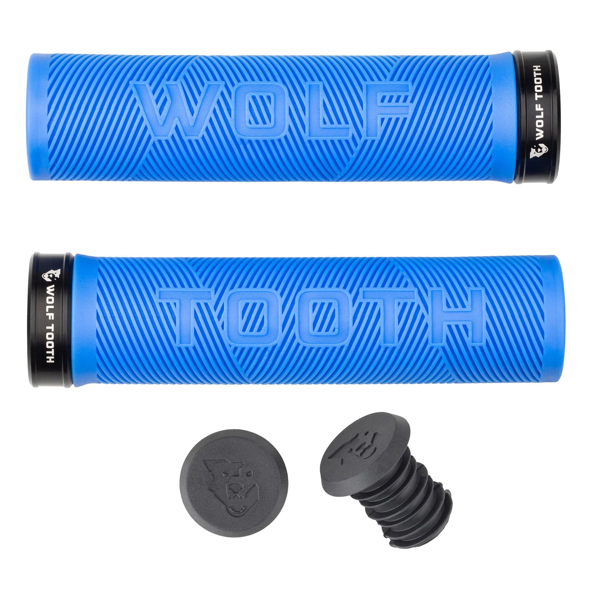 Blue / Black Echo Lock-On Grips – Colors