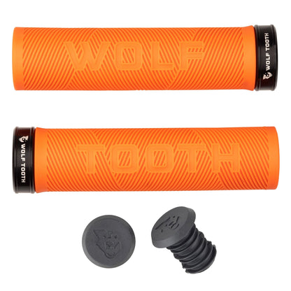 Orange / Black Echo Lock-On Grips – Colors