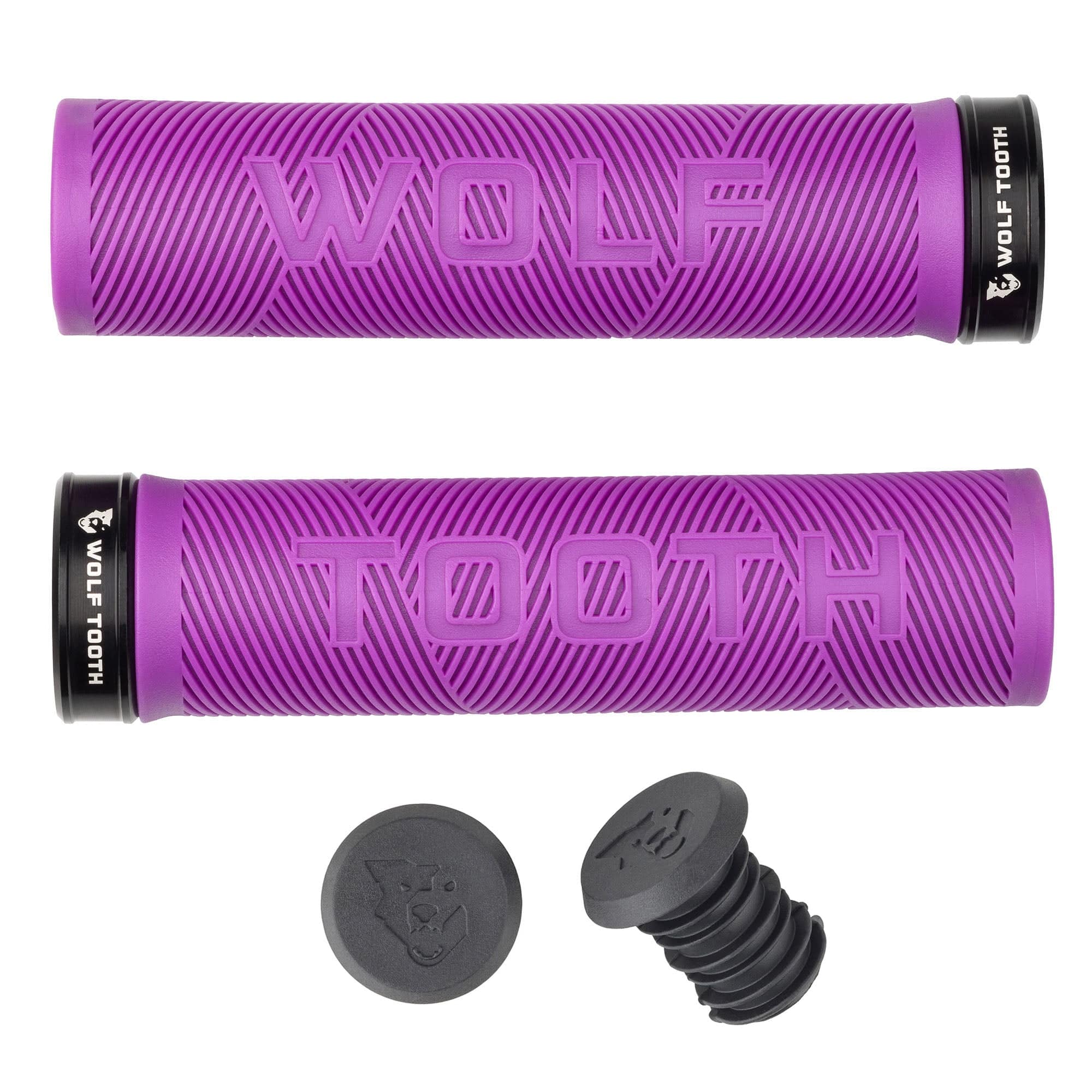 Purple / Black Echo Lock-On Grips – Colors