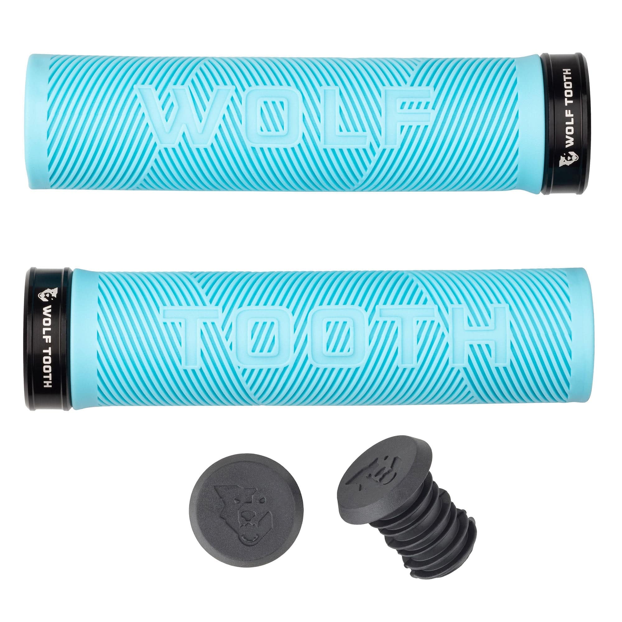 Teal / Black Echo Lock-On Grips – Colors