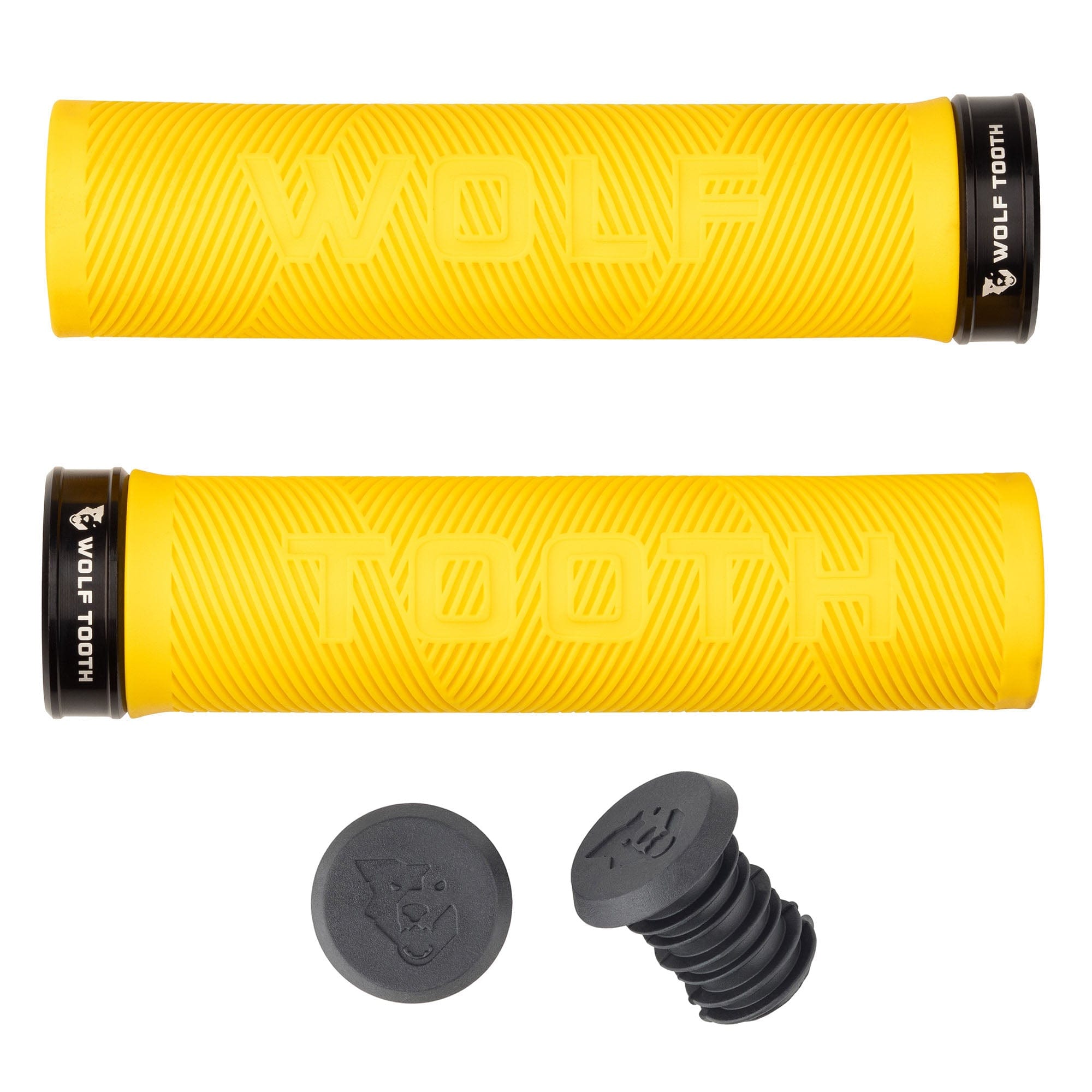 Yellow / Black Echo Lock-On Grips – Colors