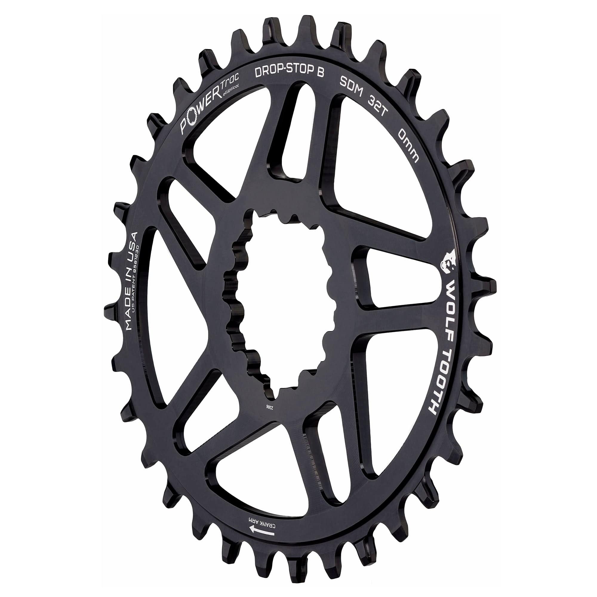 Wolftooth Direct Mount Chainring for Shimano Crank Drop-Stop ST 30T Boost  (52mm chainline/3mm offset)