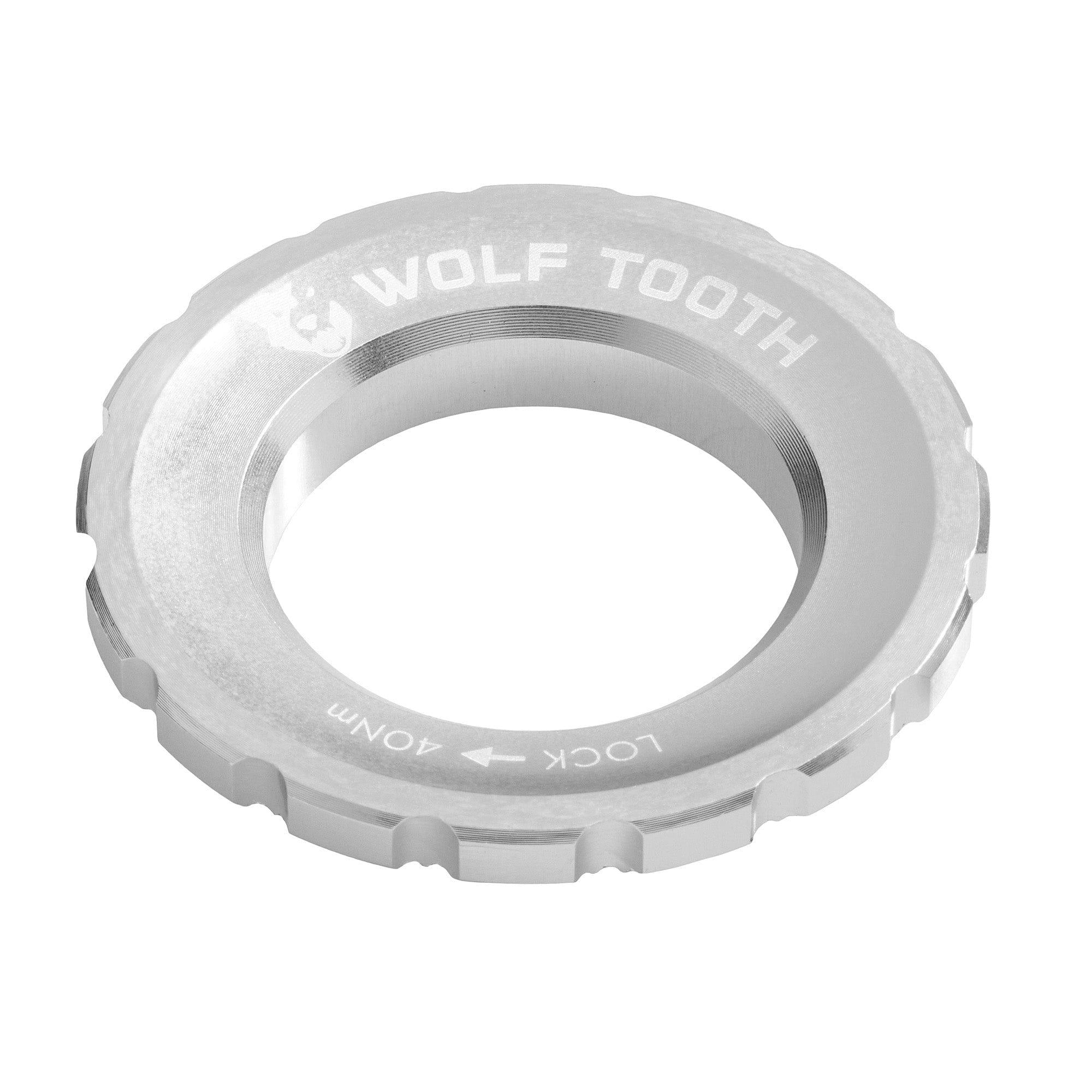 Raw Silver Centerlock Rotor Lockring – External Spline