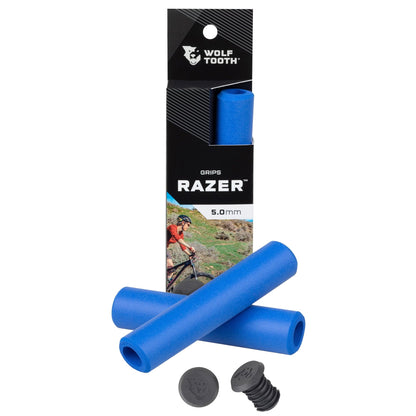 Silicone / Blue Razer Grips