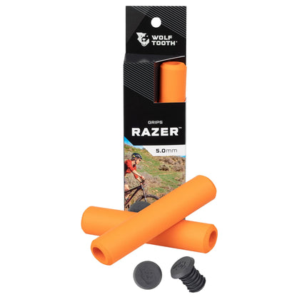 Silicone / Orange Razer Grips