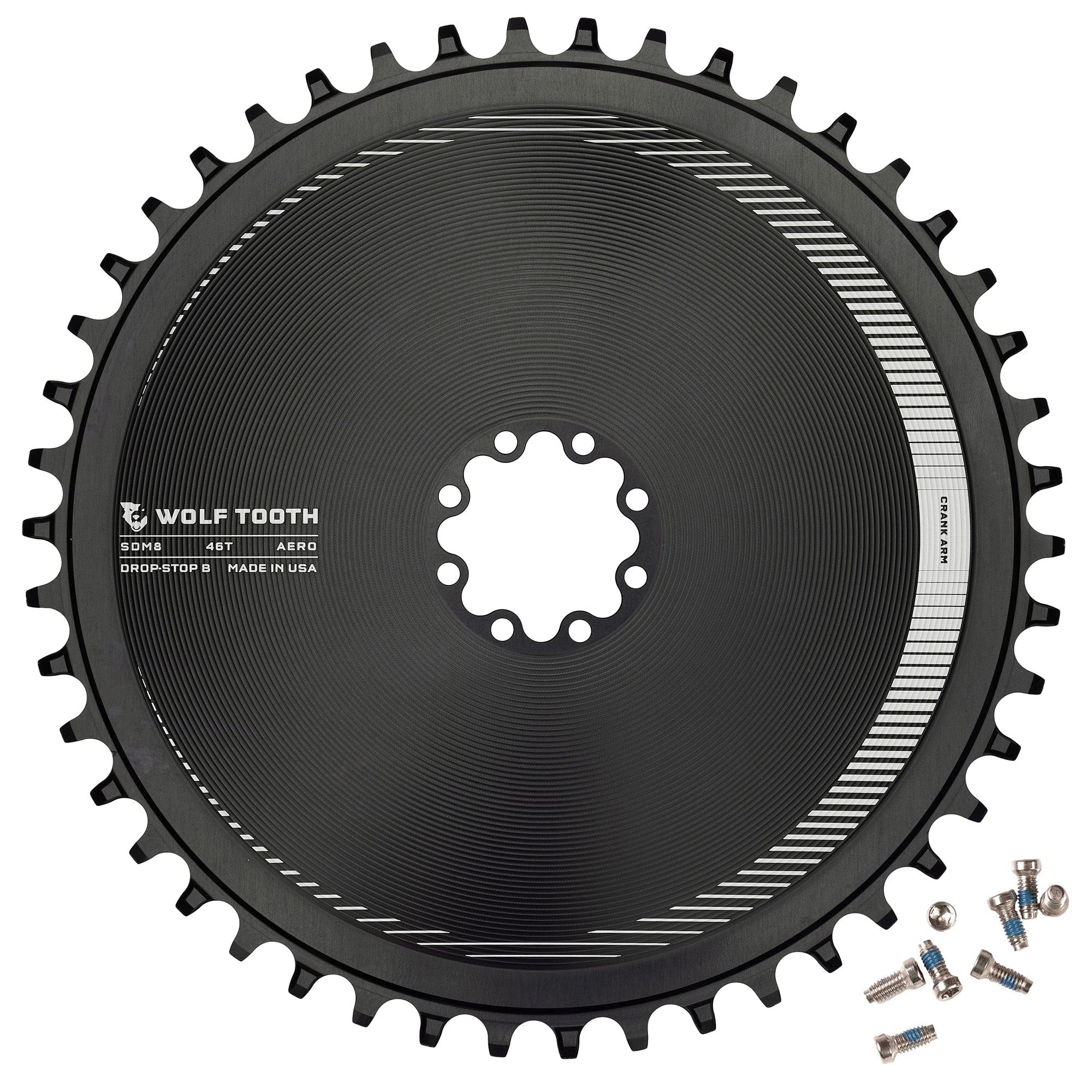 Drop-Stop B / 46T Direct Mount Chainrings for SRAM 8-Bolt Gravel / Road Cranks