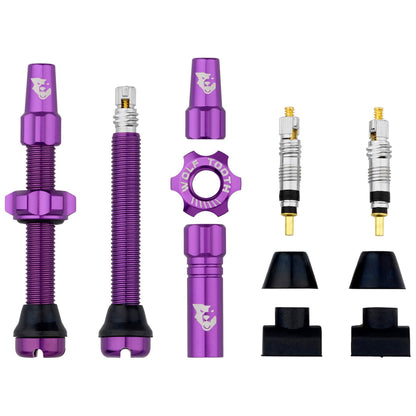 44mm / Ultraviolet Purple Tubeless Valve Stem Kit