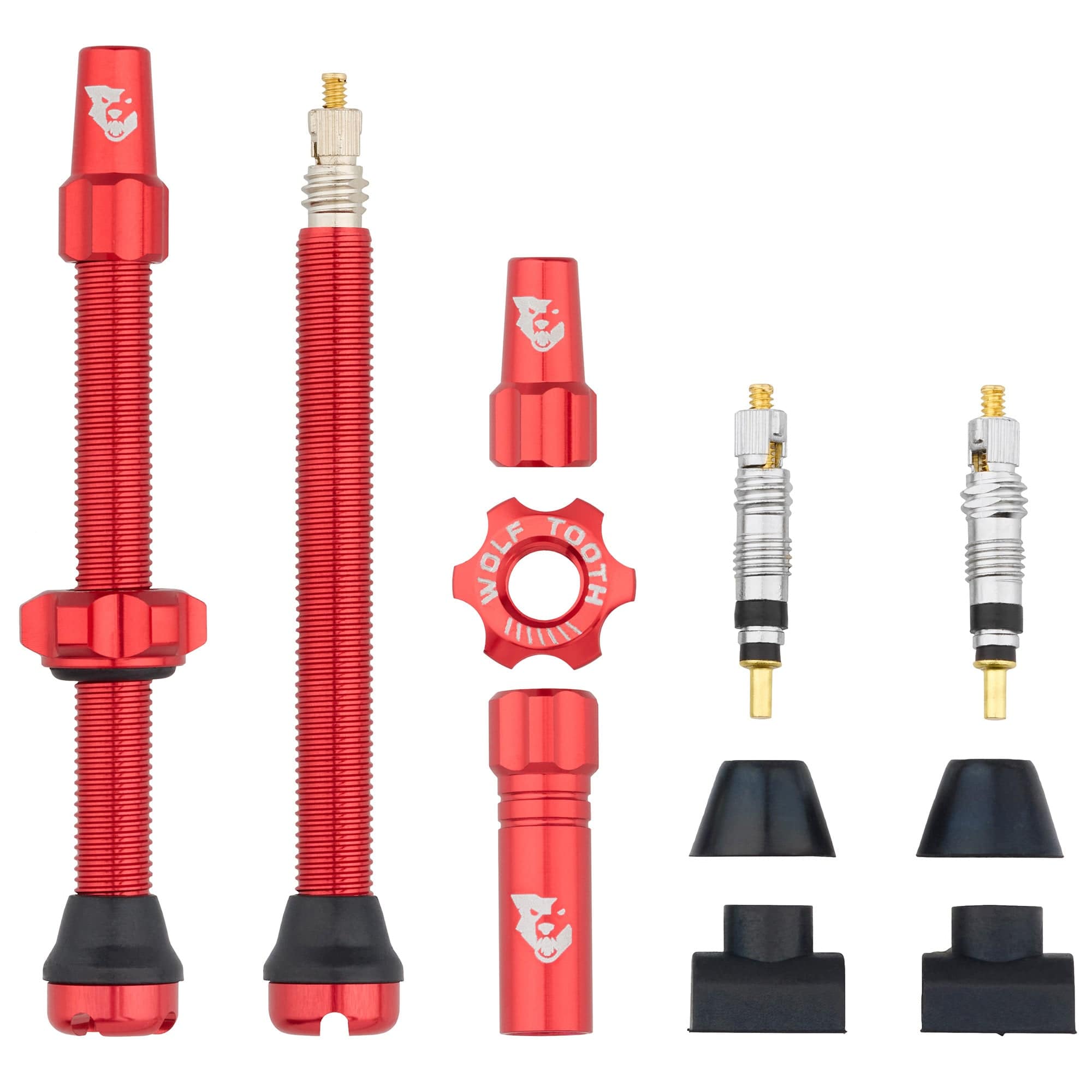 Red tubeless presta valve on sale