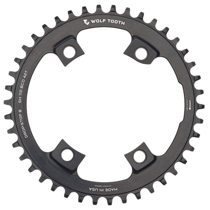 Drop-Stop B / 42T 110 BCD Asymmetric 4-Bolt Chainrings for Shimano Cranks