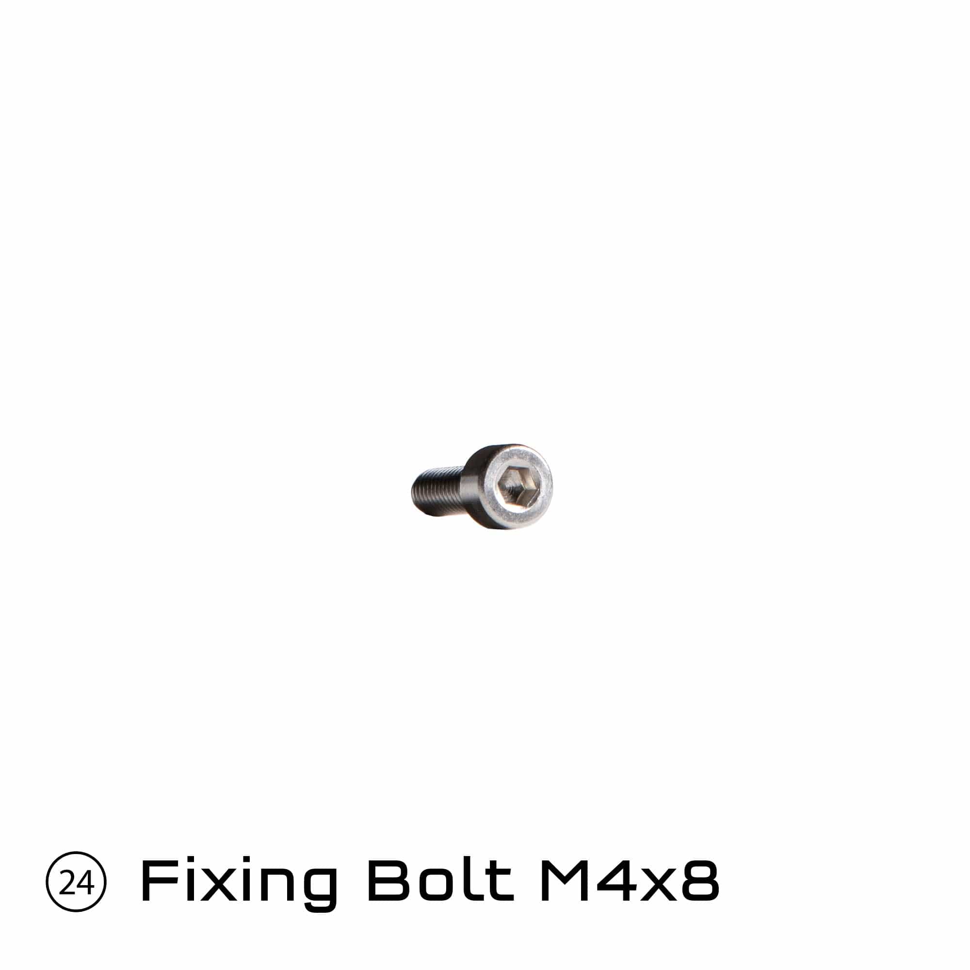 Replacement Parts / 24. Fixing Bolt M4x8 ReMote Replacement Parts