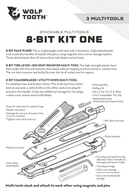 Black Bolt for 8-Bit Pack Pliers 8-Bit Kit One