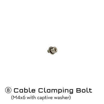 Replacement Parts / 8. ReMote Cable Clamping Bolt M4x6mm with Captive Washer ReMote Replacement Parts