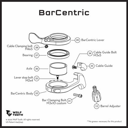 BarCentric ReMote Replacement Parts