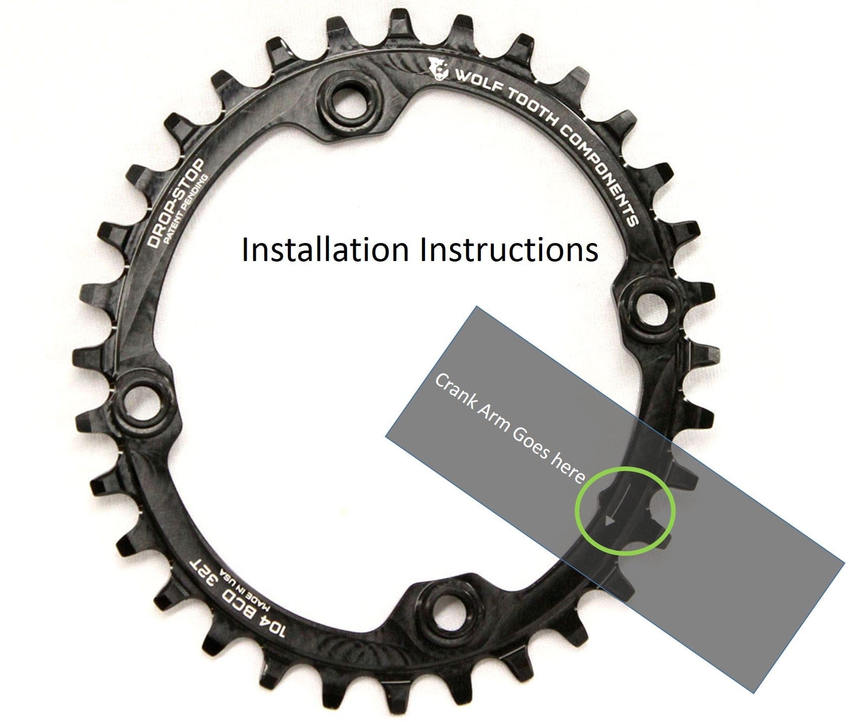 Oval 104 BCD Chainrings