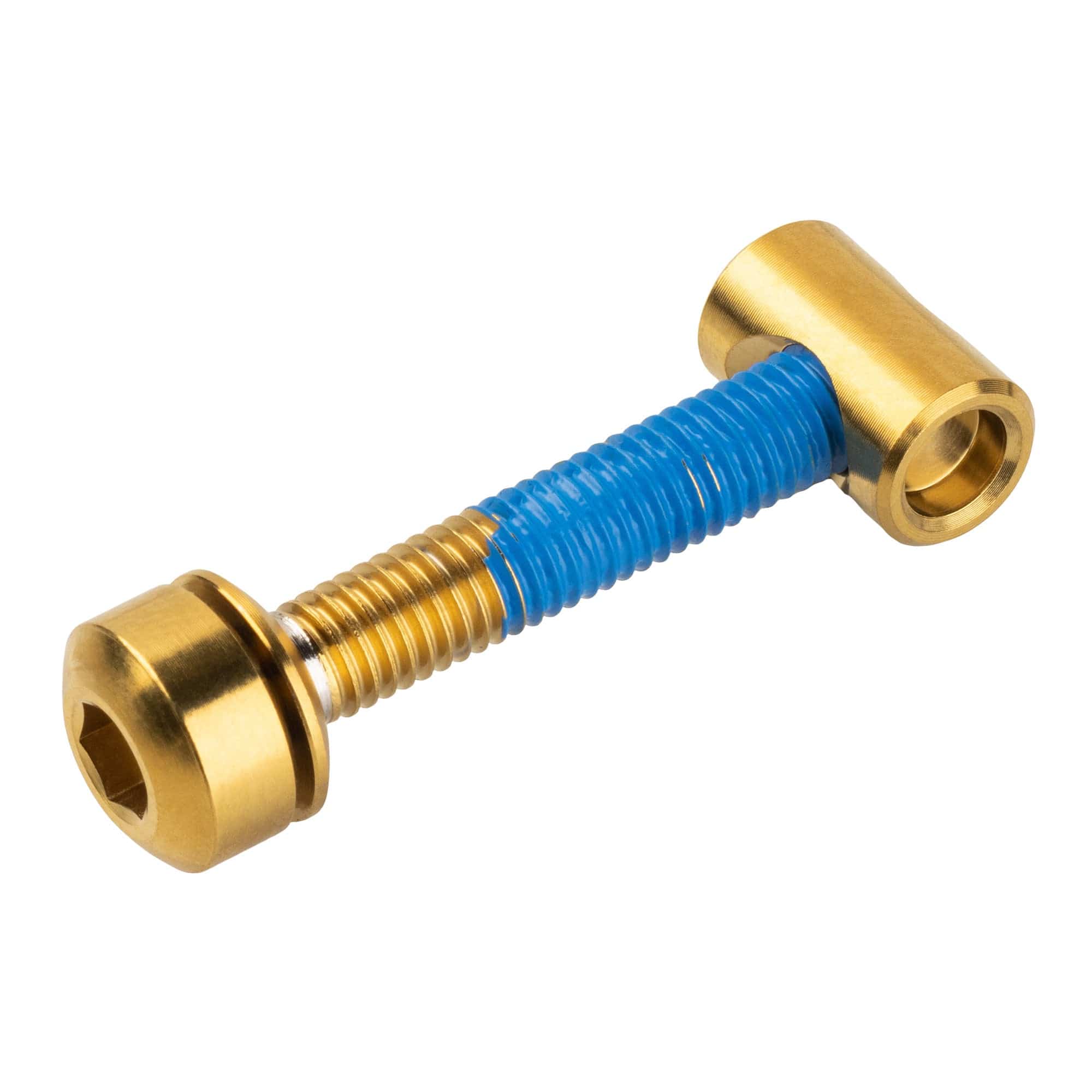 Quick Release / Gold Seatpost Clamp Titanium Bolt Hardware Upgrade Kit