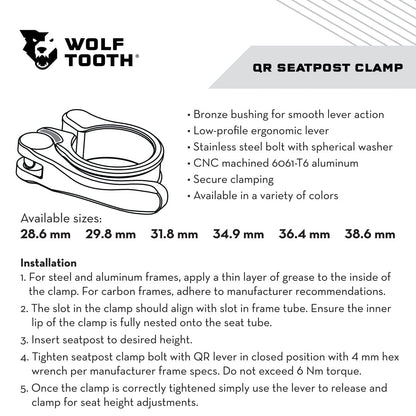 Seatpost Clamp Quick Release