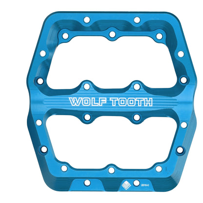 Small Left Pedal Body - Blue Waveform Pedals Replacement Parts