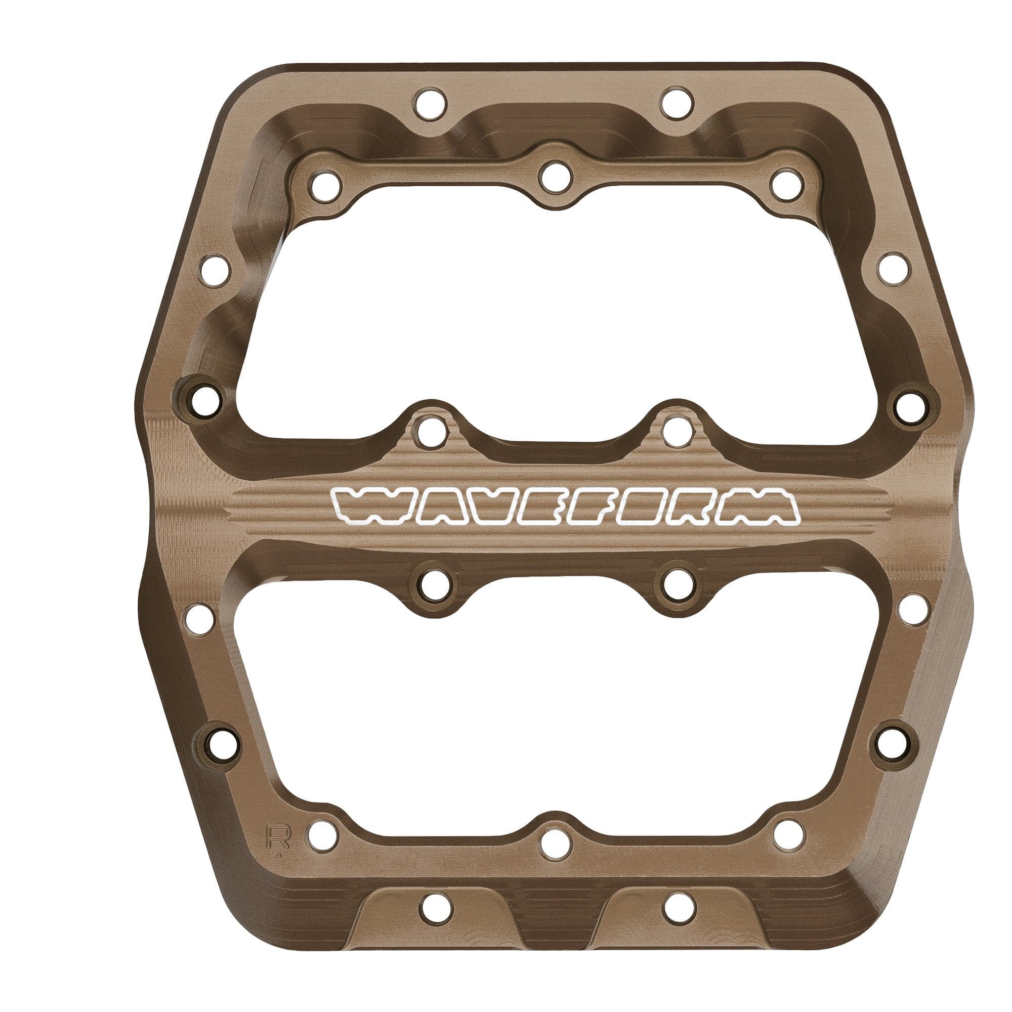 Small Right Pedal Body - Espresso Waveform Pedals Replacement Parts