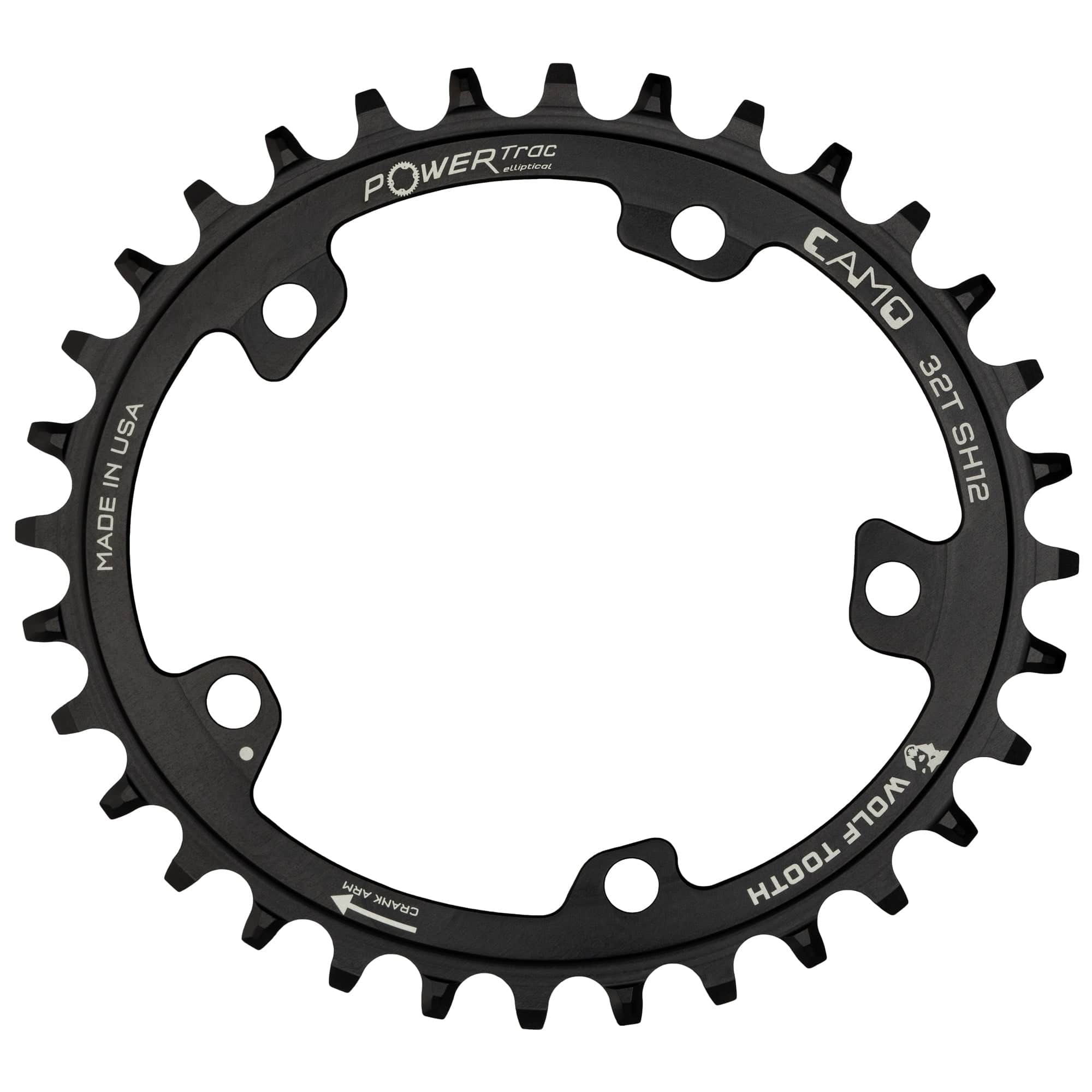 Drop-Stop ST / 30T CAMO Aluminum Oval Chainring