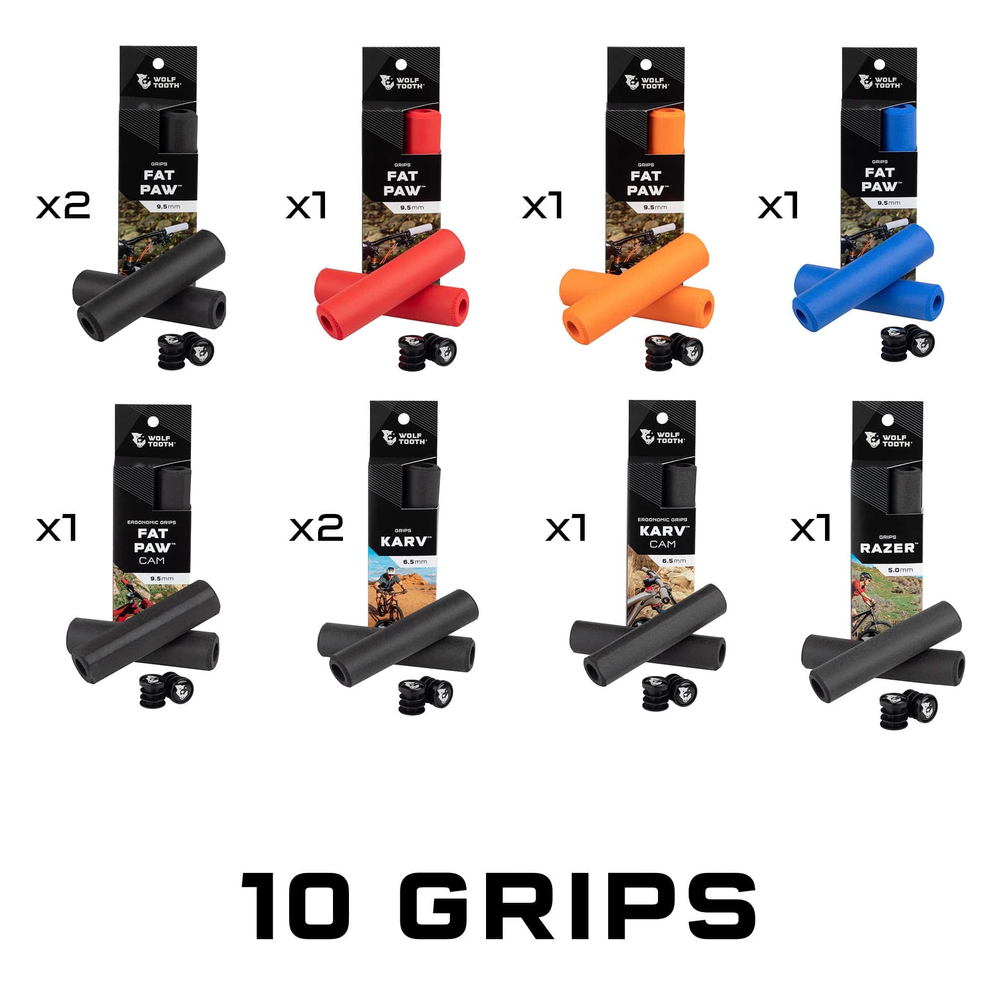 Silicone Grip Top Seller Bundle - Buy 9 sets and get 1 set for Free