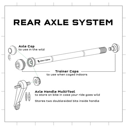 Wolf Tooth Rear Axle for X-12