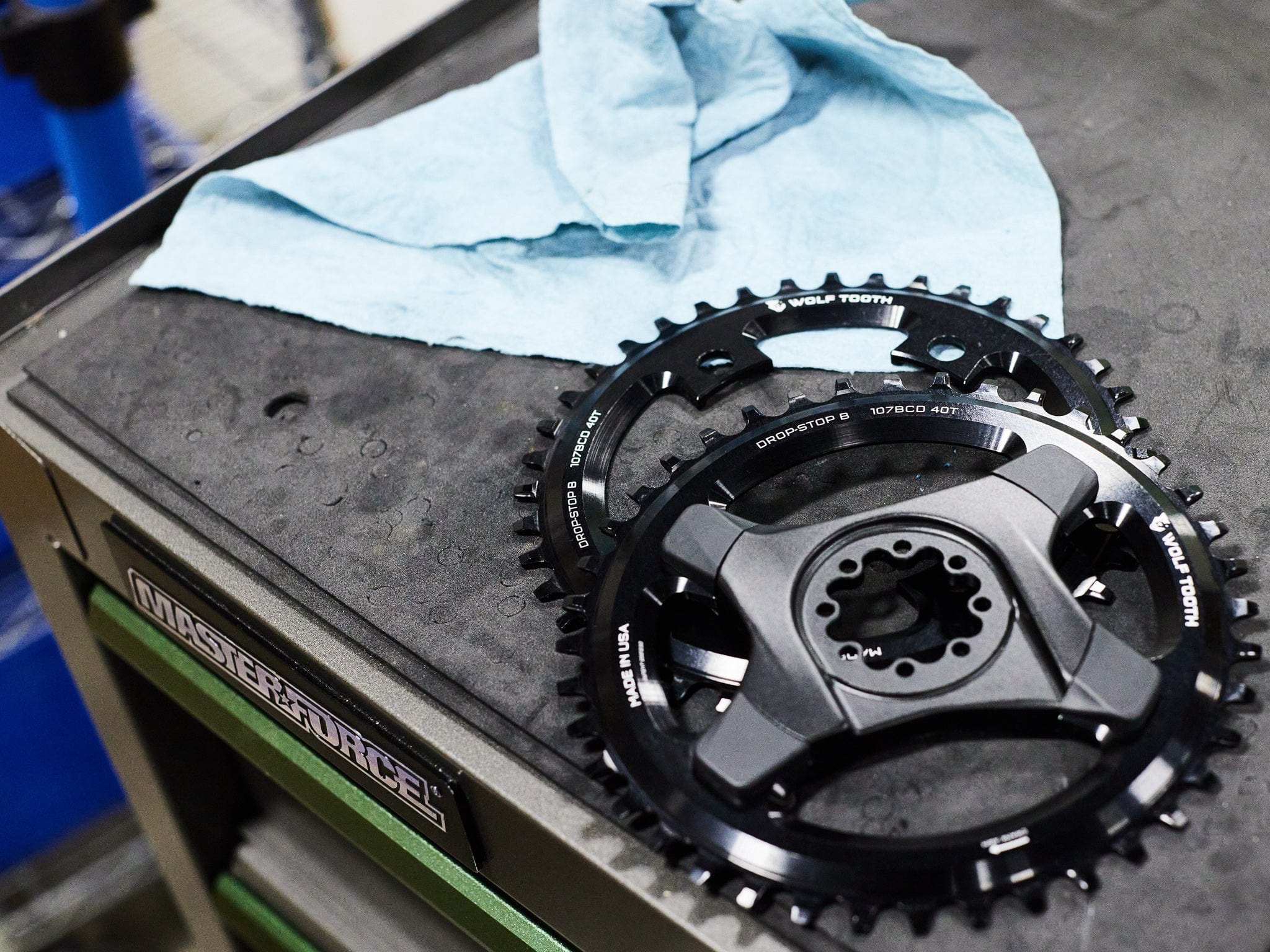 Oval 107 BCD Chainrings for SRAM Wolf Tooth Components